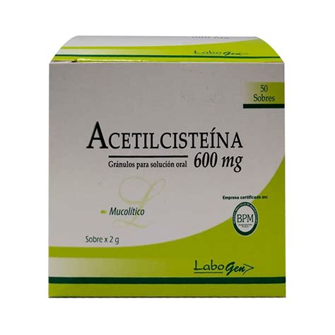 Acetilcisteina 600 PenalbaWeb.com