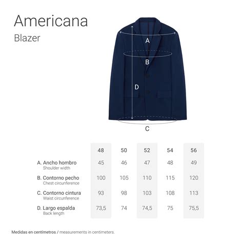 Americana hombre talla PenalbaWeb.com
