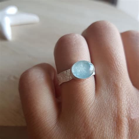 Anillo aguamarina plata PenalbaWeb.com