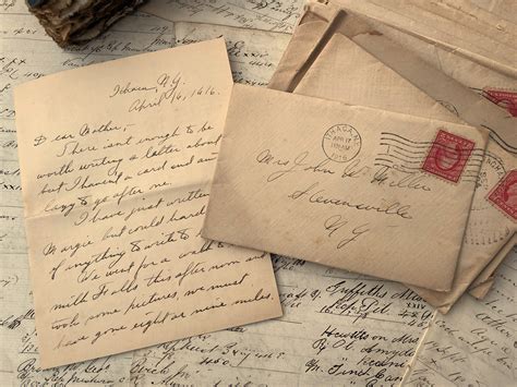 Antique letter PenalbaWeb.com