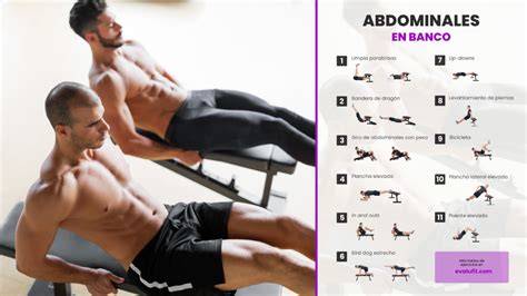 Banco abdominales ejercicios PenalbaWeb.com