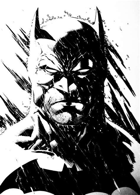 Batman black white PenalbaWeb.com