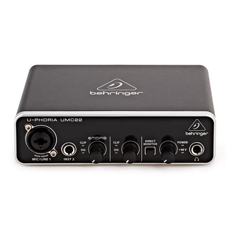 Behringer interface audio usb PenalbaWeb.com