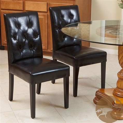 Black leather chairs PenalbaWeb.com