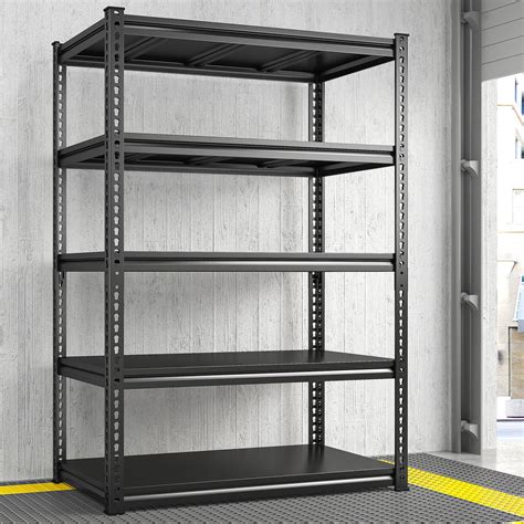 Black metal shelves PenalbaWeb.com