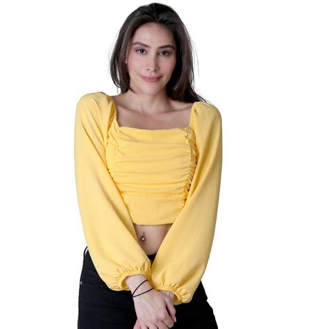 Blusa mujer amarillo PenalbaWeb.com