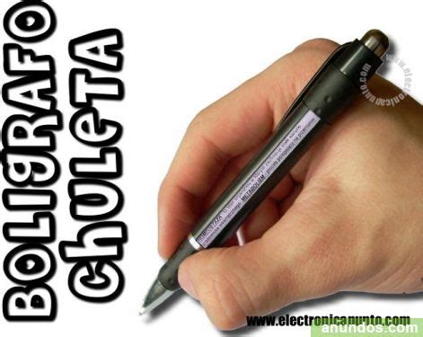 Boligrafos chuleta PenalbaWeb.com
