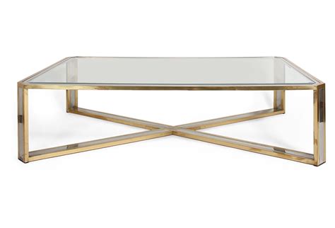 Brass coffee table PenalbaWeb.com