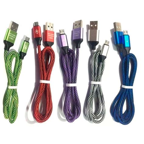 Cable micro usb colores PenalbaWeb.com