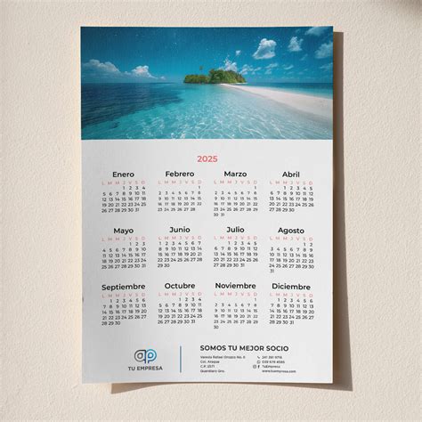 Calendario pared PenalbaWeb.com