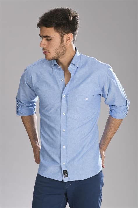 Camisa hombre azul PenalbaWeb.com