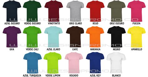 Camiseta algodon colores PenalbaWeb.com