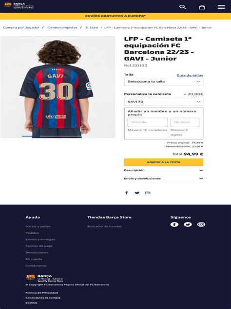 Camiseta lfp PenalbaWeb.com