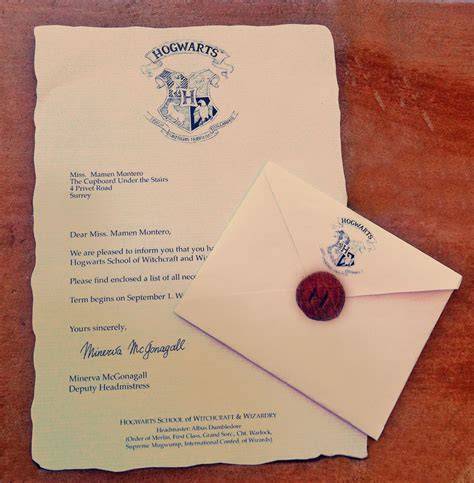 Carta de hogwarts PenalbaWeb.com