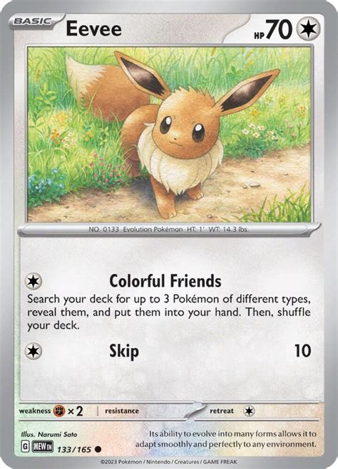Carta pokemon eevee PenalbaWeb.com