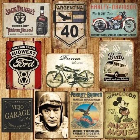 Carteles chapa vintage PenalbaWeb.com