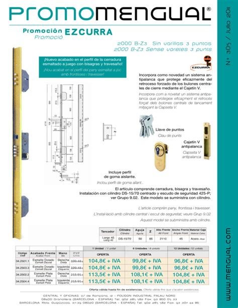 Cerraduras ezcurra PenalbaWeb.com