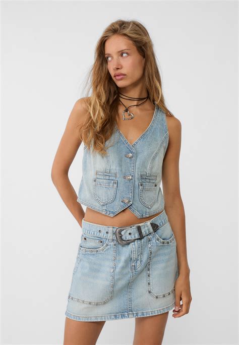 Chaleco vaquero bershka PenalbaWeb.com