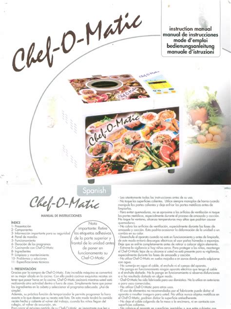 Chef matic PenalbaWeb.com