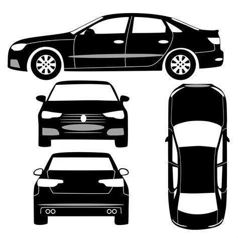 Coche vector PenalbaWeb.com