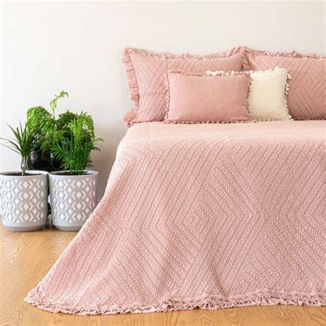 Colcha rosa PenalbaWeb.com