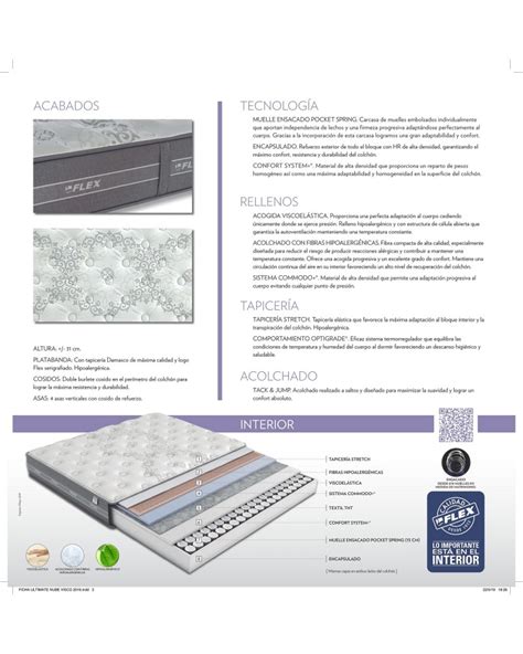 Colchon flex nube visco PenalbaWeb.com