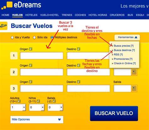 Como buscar vuelos  en internet PenalbaWeb.com