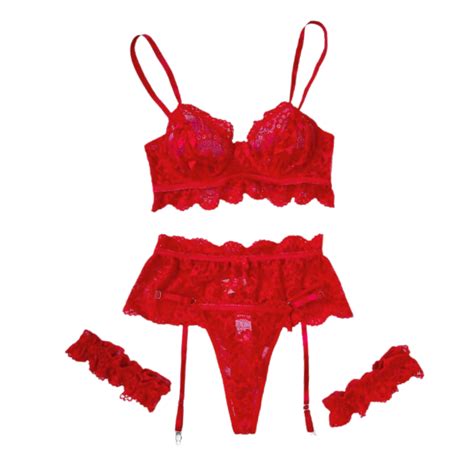 Conjunto lenceria rojo PenalbaWeb.com
