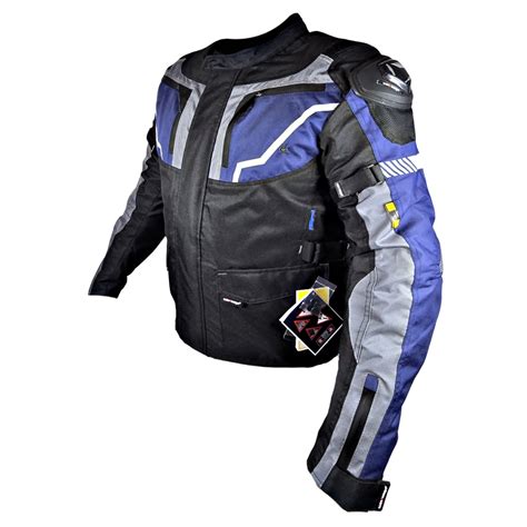 Cordura moto chaqueta azul PenalbaWeb.com