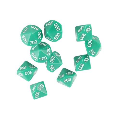 Dados de 10 caras PenalbaWeb.com