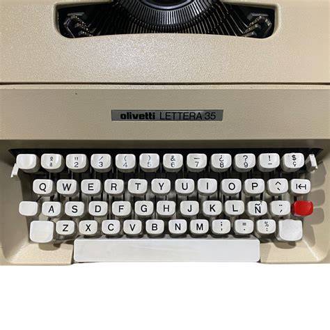 Escribir olivetti PenalbaWeb.com