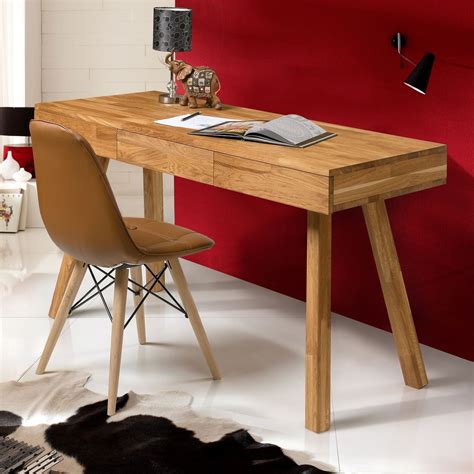 Escritorio madera natural PenalbaWeb.com