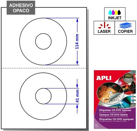 Etiqueta cd dvd PenalbaWeb.com