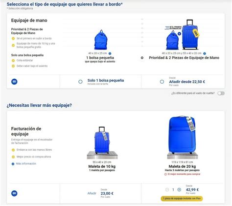 Facturar maleta ryanair PenalbaWeb.com