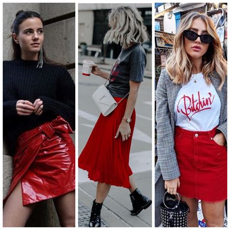 Falda rojo PenalbaWeb.com