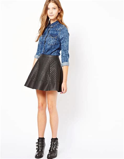 Falda skater zara PenalbaWeb.com