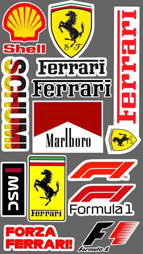 Ferrari pegatinas PenalbaWeb.com