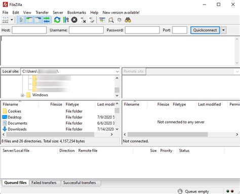 Filezilla PenalbaWeb.com