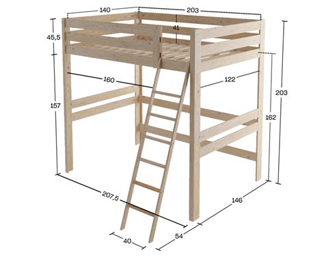 Fotos cama alta doble PenalbaWeb.com