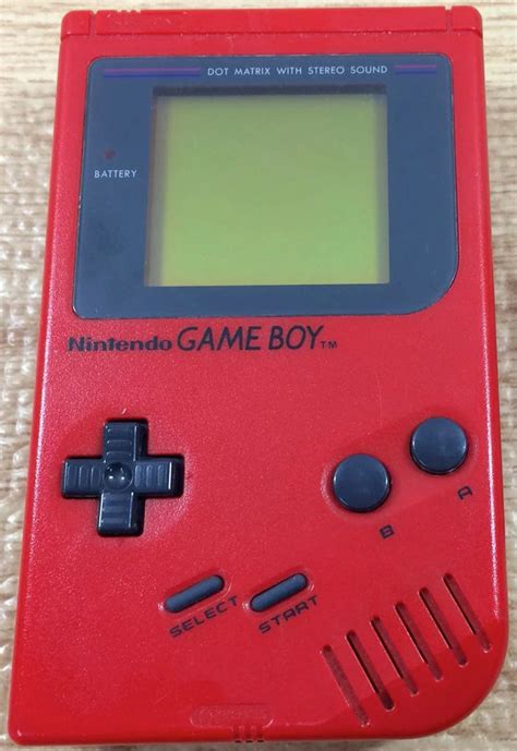 Gameboy red PenalbaWeb.com