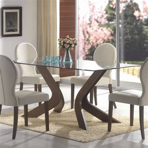Glass top dining table PenalbaWeb.com