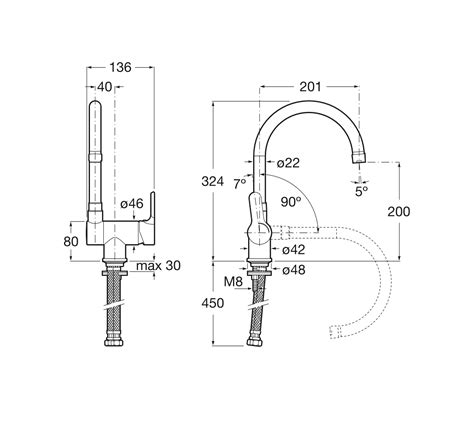 Grifo cocina roca l20 PenalbaWeb.com