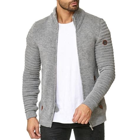 Herren cardigan grau PenalbaWeb.com