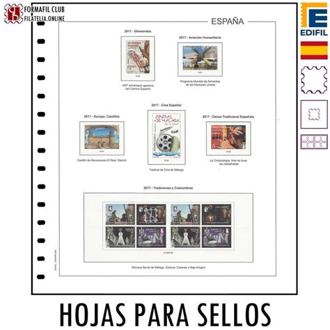 Hojas album sellos PenalbaWeb.com