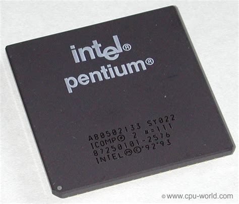 Intel pentium 133 PenalbaWeb.com