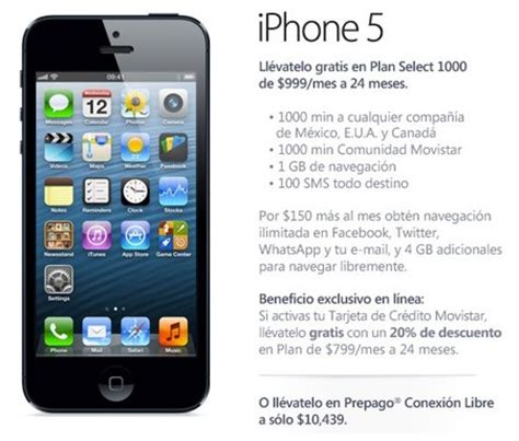 Iphone 5 movistar PenalbaWeb.com
