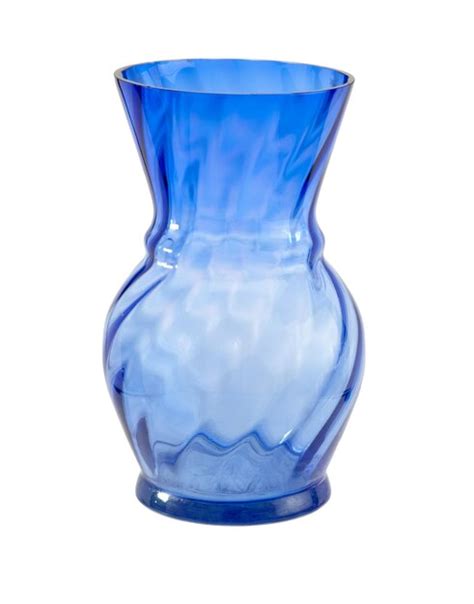 Jarron cristal azul PenalbaWeb.com