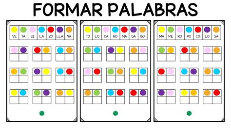 Juego formar palabras PenalbaWeb.com