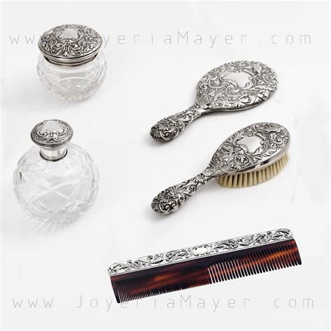 Juego tocador plata PenalbaWeb.com