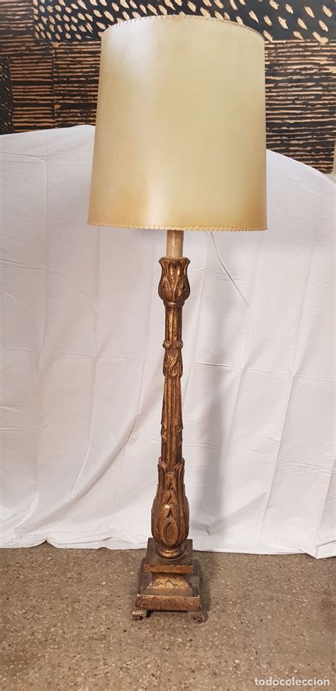 Lampara pie antigua PenalbaWeb.com